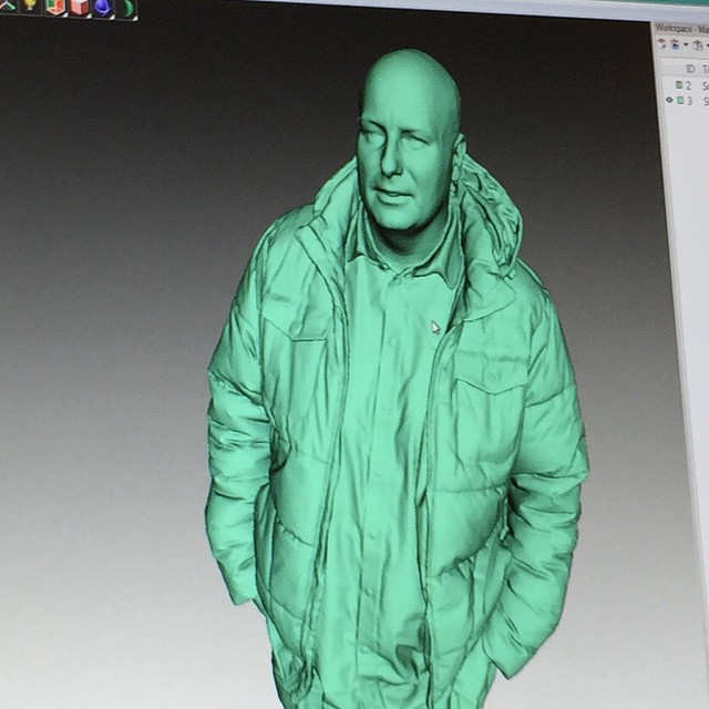 Me in a 3D Scan.